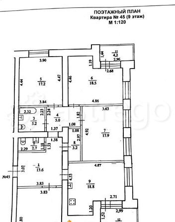 4-комн. квартира, 128.2 м2, 9/10 эт. Уфа - изображение 3