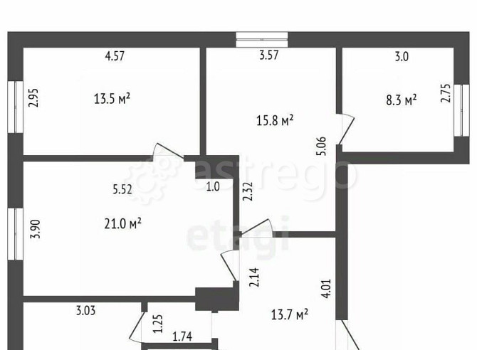 4-комн. квартира, 92.4 м2, 2/3 эт. Уфа - изображение 7