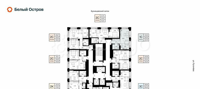 1-комн. квартира, 28.05 м2, 15/31 эт. Уфа - изображение 1