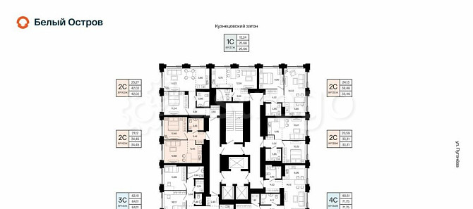 2-комн. квартира, 34.45 м2, 21/31 эт. Уфа - изображение 7