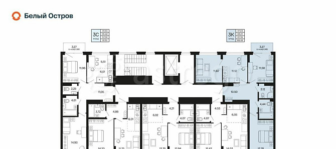 3-комн. квартира, 67.19 м2, 5/7 эт. Уфа - изображение 2