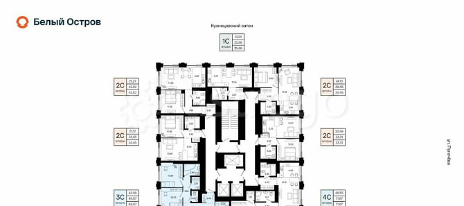 3-комн. квартира, 64.07 м2, 19/31 эт. Уфа - изображение 1
