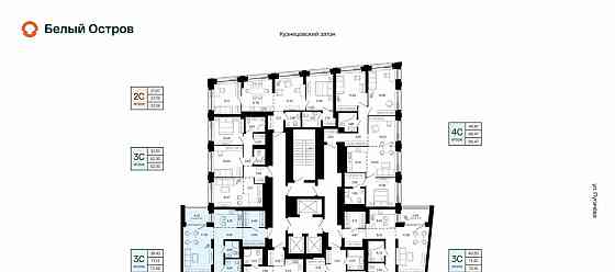 3-комн. квартира, 73.48 м2, 7/31 эт. Уфа