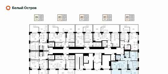 3-комн. квартира, 63.76 м2, 1/7 эт. Уфа