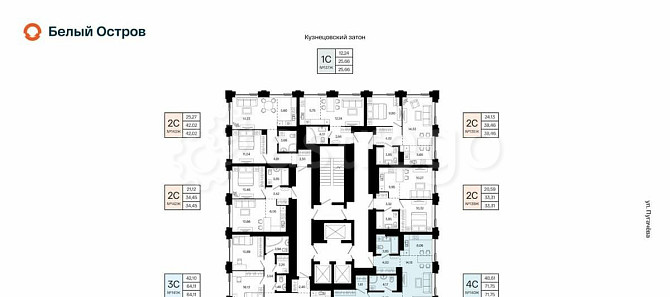 4-комн. квартира, 71.75 м2, 21/31 эт. Уфа - изображение 1