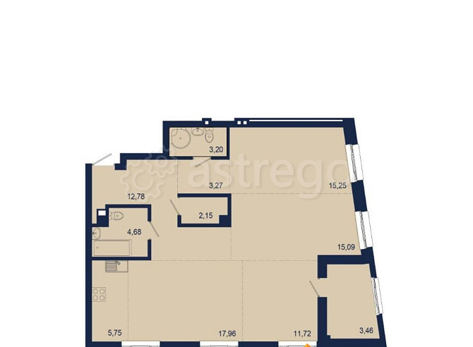 4-комн. квартира, 95.31 м2, 2/9 эт. Уфа - изображение 1