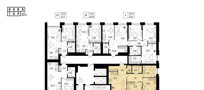 4-комн. квартира, 82.12 м2, 22/25 эт. Уфа - изображение 5