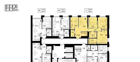 4-комн. квартира, 95.44 м2, 22/25 эт. Уфа