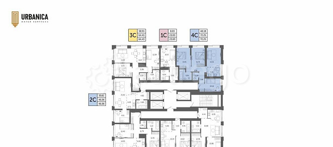4-комн. квартира, 72.25 м2, 30/32 эт. Уфа - изображение 2
