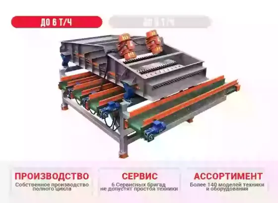 Калибровщик моркови по длине КМД-1000 КлинМаш Санкт-Петербург