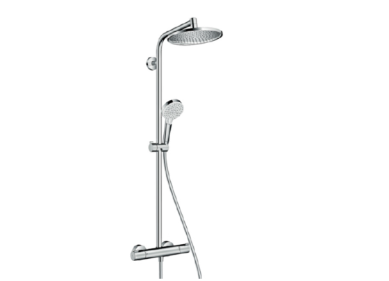 Душевая стойка Hansgrohe, Crometta S, смеситель - есть, тип открывания воды - двухвентильный Москва