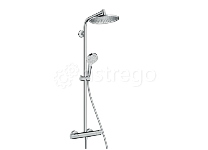Душевая стойка Hansgrohe, Crometta S, смеситель - есть, тип открывания воды - двухвентильный Москва - изображение 1