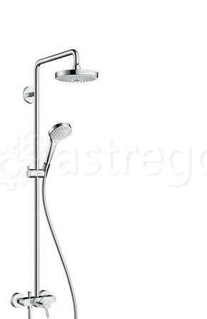 Душевая стойка Hansgrohe, Croma Select S, смеситель - есть, тип открывания воды - однорычажный Москва - изображение 1
