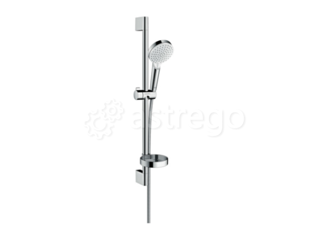 Душевой гарнитур Hansgrohe, Crometta Vario, размер штанги, мм 650, размер шланга, мм 1600, диаметр р Москва - изображение 1
