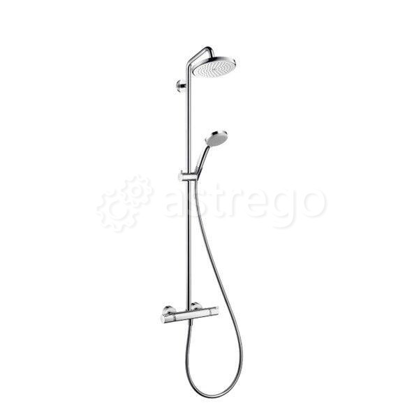 Душевая стойка Hansgrohe, Croma 160, смеситель - есть, тип открывания воды - двухвентильный Москва - изображение 1