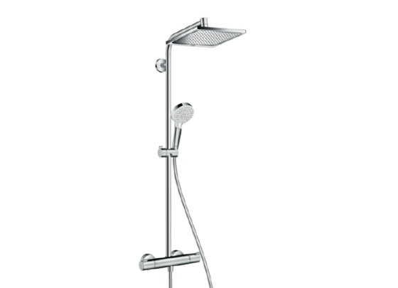 Душевая стойка Hansgrohe, Crometta E, смеситель - есть, тип открывания воды - двухвентильный Москва
