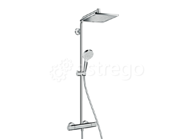 Душевая стойка Hansgrohe, Crometta E, смеситель - есть, тип открывания воды - двухвентильный Москва - изображение 1