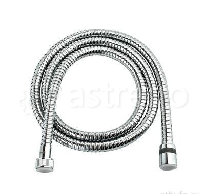 Шланг душевой LEMARK LE8030S двухзагибный 1,5 м, сталь хромированная, пакет с подвесом (1/50) Пермь - изображение 1