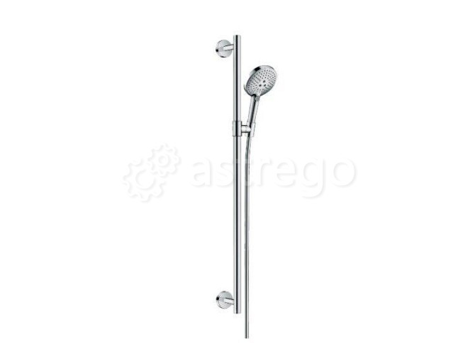 Душевой гарнитур Hansgrohe, Raindance Select S, размер штанги, мм 900, ширина штанги, мм 25, материа Москва - изображение 1