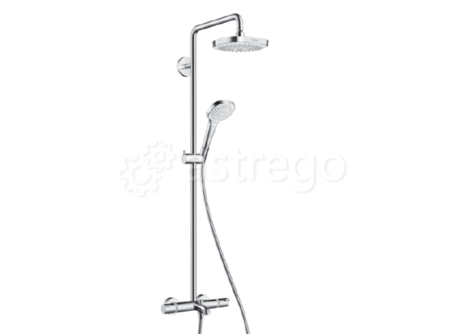 Душевая стойка Hansgrohe, Croma Select E, смеситель - есть, тип открывания воды - двухвентильный 273 Москва - изображение 1