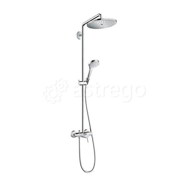 Душевая стойка Hansgrohe, Croma Select, смеситель - есть, тип открывания воды - однорычажный Москва - изображение 1