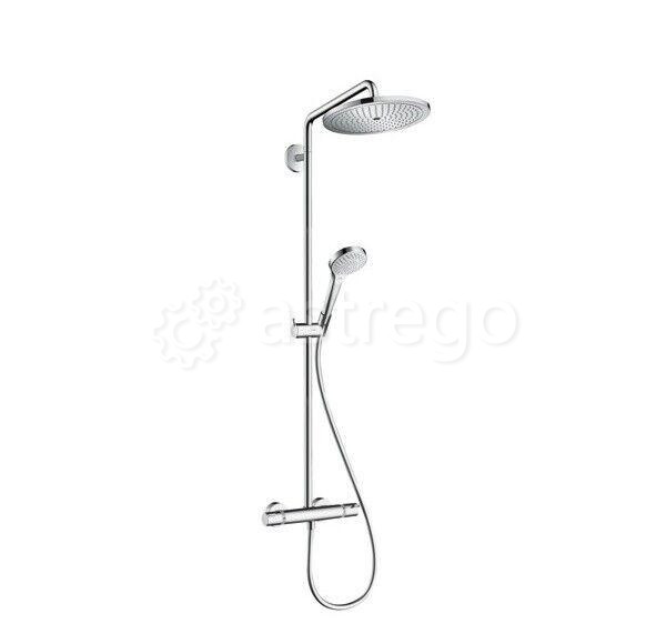 Душевая стойка Hansgrohe, Croma Select S, смеситель - есть, тип регулирования воды - термостатически Москва - изображение 1