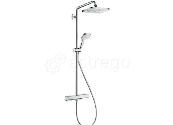 Душевая стойка Hansgrohe, Croma E, смеситель - есть, тип регулирования воды - термостатический картр Москва - изображение 1