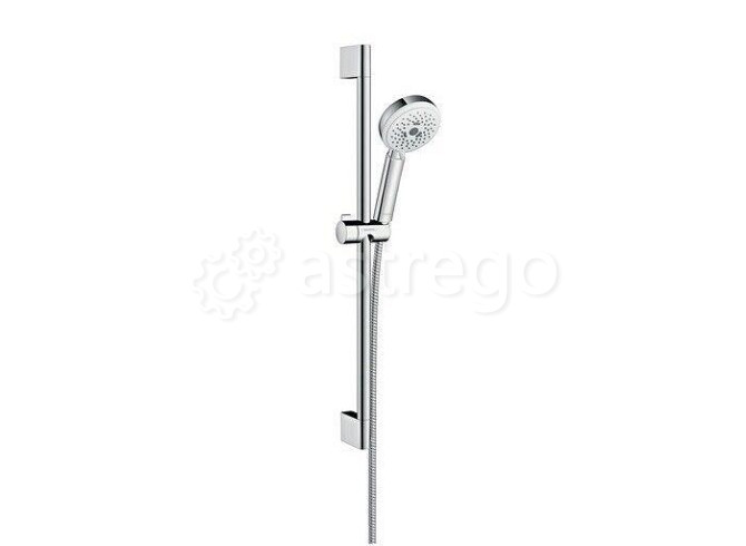 Душевой гарнитур Hansgrohe, Crometta, размер штанги, мм 650, диаметр ручного душа, мм 100 26650400 Москва - изображение 1