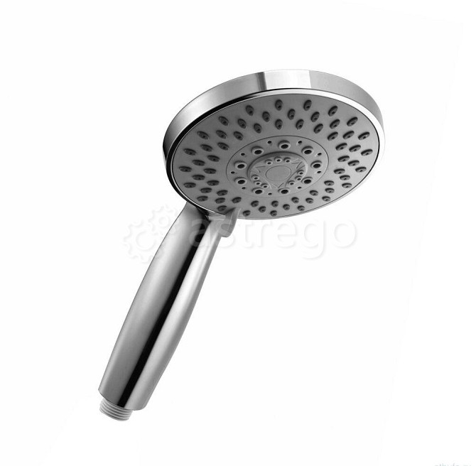 Лейка душевая LEMARK LM0315C круглая 5-функциональная 120х266 мм, хром, блистер (1/20) Пермь - изображение 1
