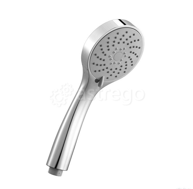 Лейка душевая LEMARK LM0813C круглая 3-функциональная 100х251 мм, хром, блистер (1/20) Пермь - изображение 1