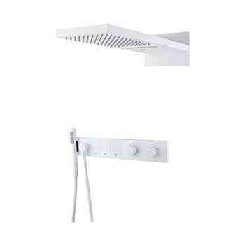 Душевой комплект BOHEME Zodiac 133-MW White Matt Новосибирск