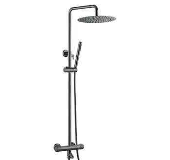 Душевая стойка BOHEME Uno 468-T-SGM Shine Gun Metal Новосибирск