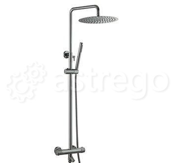Душевая стойка BOHEME Uno 468-T-NB Nikel Brush Новосибирск - изображение 1