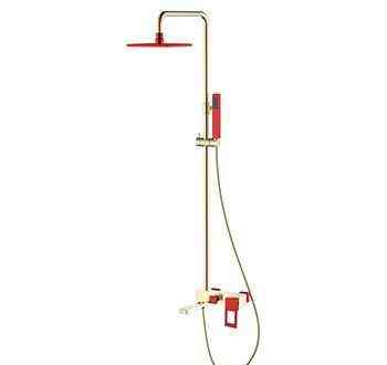 Душевая стойка BOHEME Q 148-GR Gold/Red Новосибирск