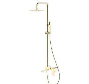 Душевая стойка BOHEME Q 148-G Gold Новосибирск