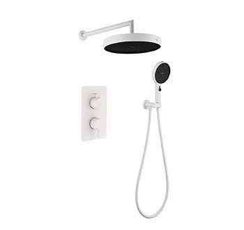 Душевой комплект BOHEME Cell с 2-х режимным смесителем 427-MW White Matt Новосибирск