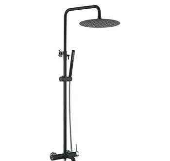 Душевая стойка BOHEME Uno 468-BCR Black/Chrome Новосибирск
