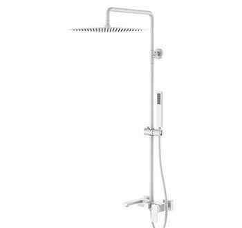 Душевая стойка BOHEME Qubic 478-MW White Matt Новосибирск
