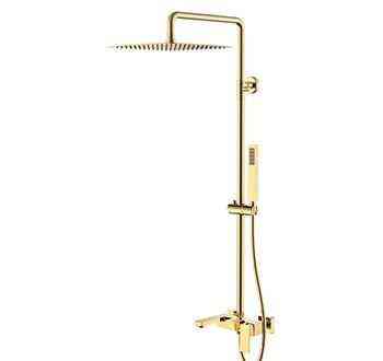 Душевая стойка BOHEME Qubic 478-G Gold Новосибирск