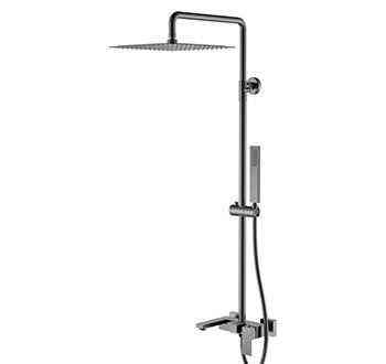 Душевая стойка BOHEME Qubic 478-GM Gun Metal Новосибирск