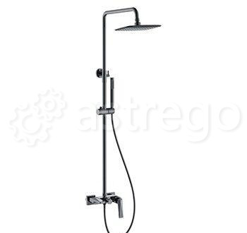 Душевая стойка BOHEME Venturo 378-SGM Shine Gun Metal Новосибирск - изображение 1