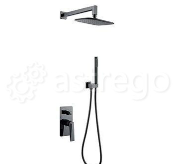Душевой комплект BOHEME Venturo 374-SGM Shine Gun Metal Новосибирск - изображение 1