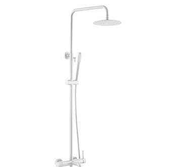 Душевая стойка BOHEME Uno 468-MW White Matt Новосибирск