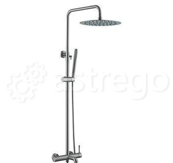 Душевая стойка BOHEME Uno 468-NB Nikel Brush Новосибирск - изображение 1