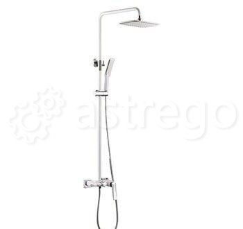 Душевая стойка BOHEME Venturo 378-W White/Chrome Новосибирск - изображение 1