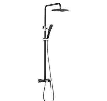 Душевая стойка BOHEME Venturo 378-B Black/Chrome Новосибирск