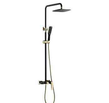 Душевая стойка BOHEME Venturo 388-B Black/Gold Новосибирск