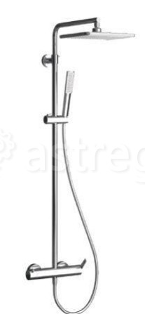 Душевая стойка Devon квадратный душ, хром DK2301C TESKA Новосибирск - изображение 1
