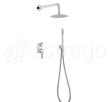 Душевой комплект BOHEME Uno 464-WCR White/Chrome Новосибирск - изображение 1