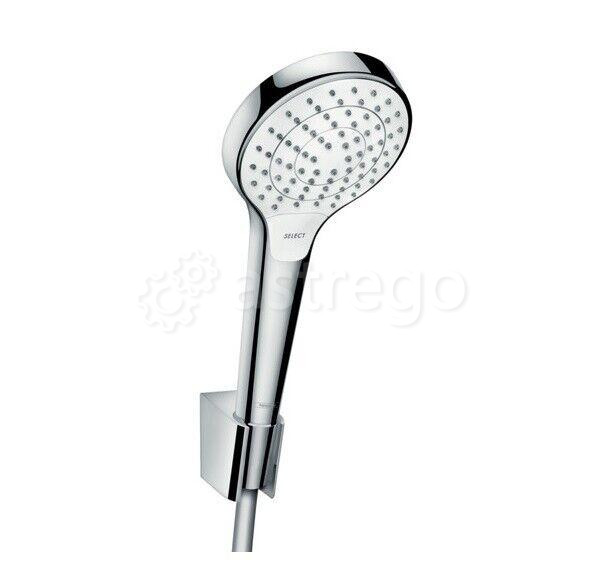 Душевой набор Hansgrohe, Croma Select S, диаметр лейки, мм 110, форма лейки - круглая, количество ре Москва - изображение 1